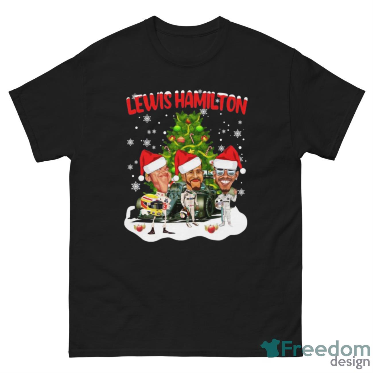 Premium Lewis Hamilton Chibi Christmas Tree Shirt - G500 Men’s Classic Tee