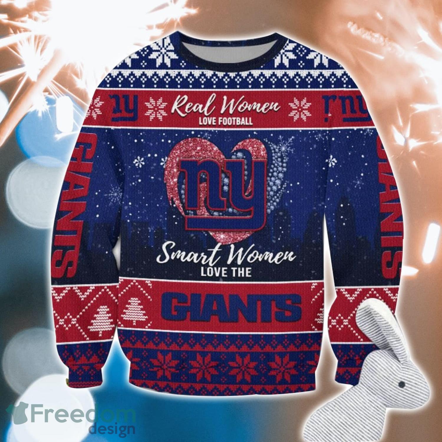 Real Women Love Football Smart Women Love The Denver Broncos Ugly Christmas  Sweater Christmas Gift For Fans