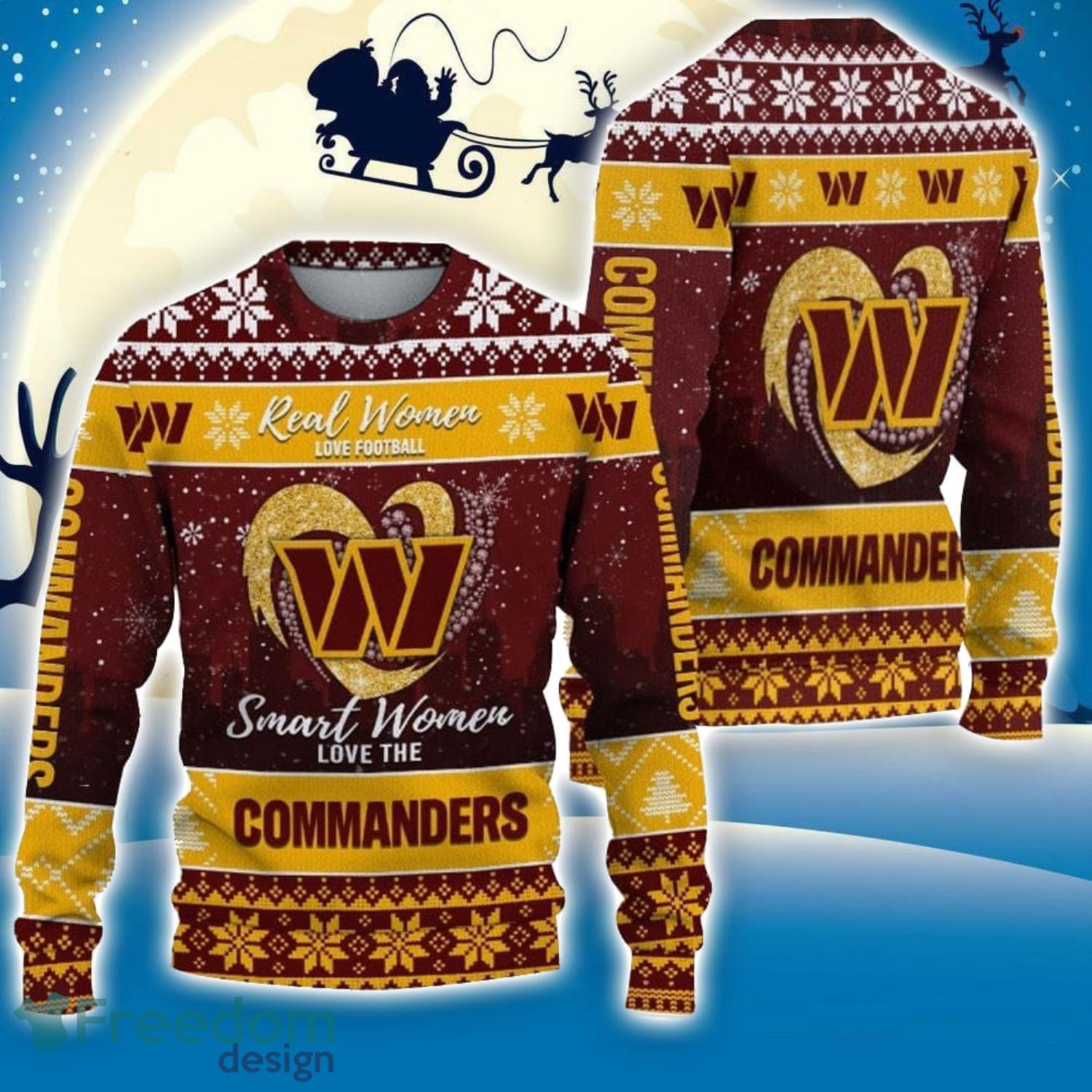 Commanders Sweater Unique Washington Commanders Gifts