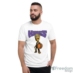 Sacramento Kings NBA Basketball Groot Marvel Guardians Of The Galaxy T Shirt - Short Sleeve T-Shirt