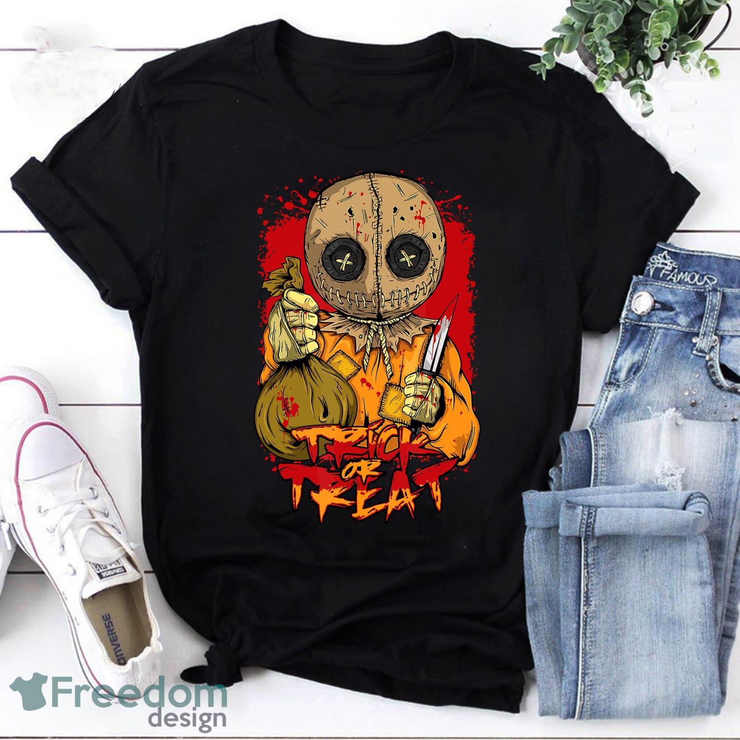 Sam Michael Myers Trick Or Treat Unisex Vintage T-Shirt Michael Myers Shirt Serial Killer Shirt Product Photo 1