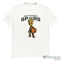 San Antonio Spurs NBA Basketball Groot Marvel Guardians Of The Galaxy T Shirt