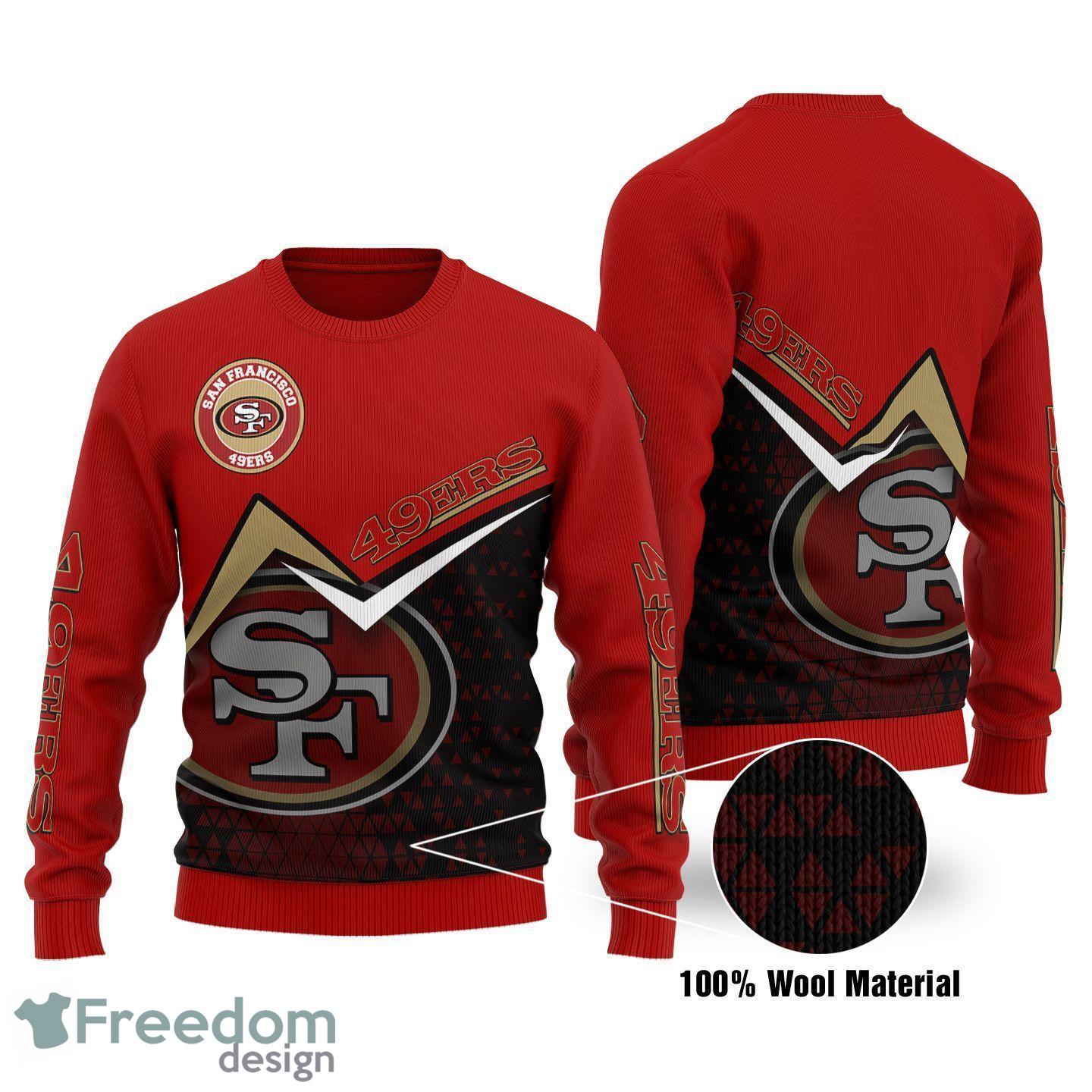 San Francisco 49ers Fans Christmas Seasonal Ugly Sweater Gift Men And Women  - Freedomdesign