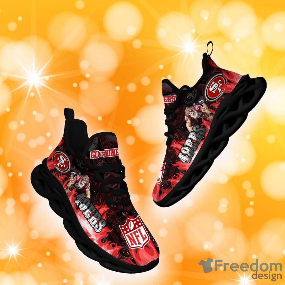 San Francisco 49ers Shoes Max Soul Custom Name V22 - Tana Elegant