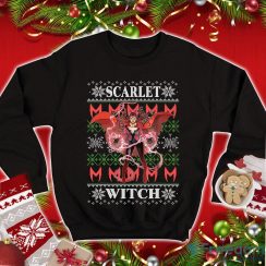 Scarlet Witch Christmas Shirt Scarlet Witch Ugly Christmas Sweater Wanda Maximoff Multiverse Of Madness Avengers Superhero Xmas