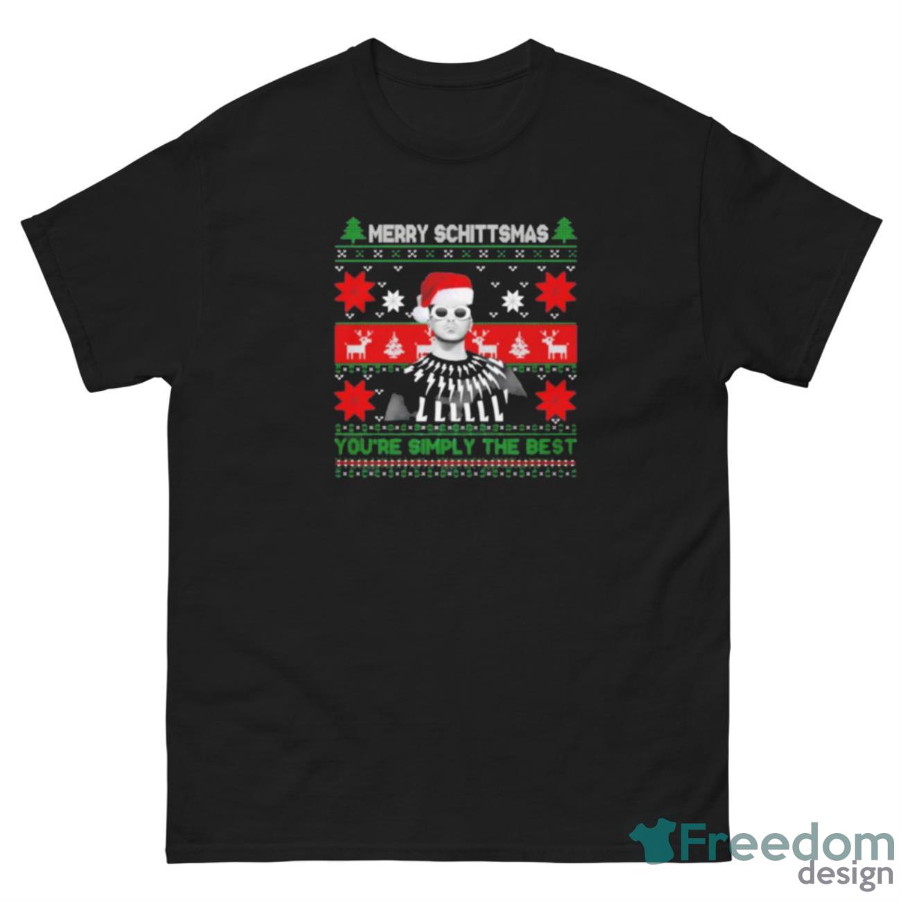 Schitt’s Creek Merry Christmas you’re simply the best ugly Christmas shirt - G500 Men’s Classic Tee