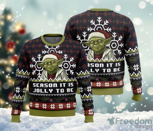 Season Jolly Star Wars Ugly Sweater Christmas Ugly Sweater For Holiday Xmas Family Gift Product Photo 1