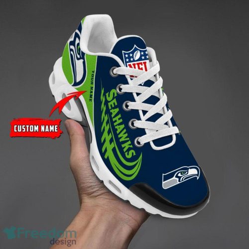 Seattle Seahawks Air Cushion Sport Shoes Custom Name Product Photo 1