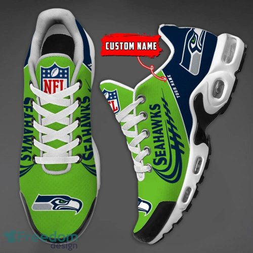 Seattle Seahawks Air Cushion Sport Shoes Custom Name Gift For Men And Women Sport Fans Product Photo 3