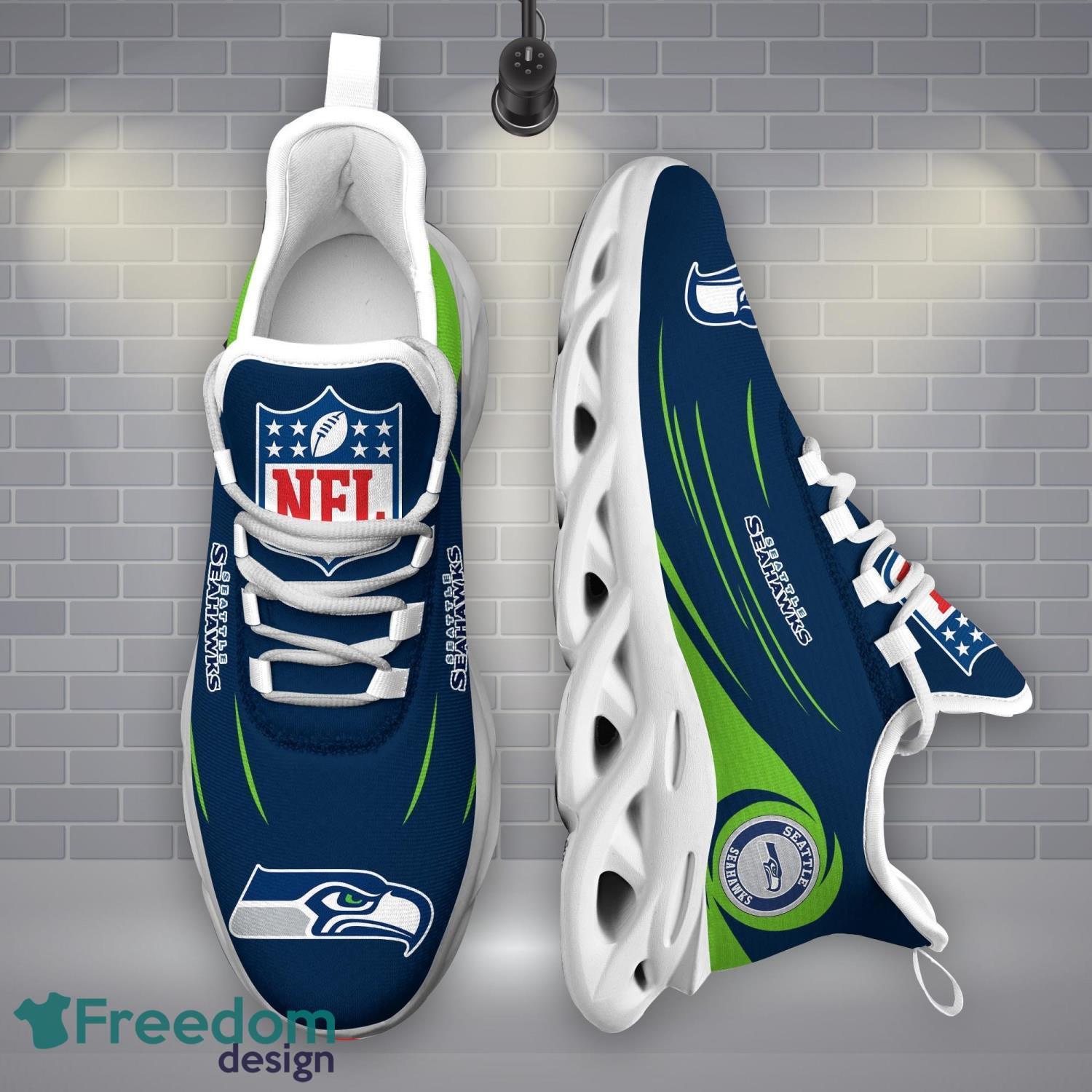 Seattle Seahawks NFLMax Soul Shoes New Sport Gift Running Sneakers Product Photo 2