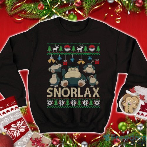 Snorlax Sweatshirt Snorlax T Shirt Snorlax Christmas Snorlax Shirt Christmas Xmas Gifts Product Photo 1