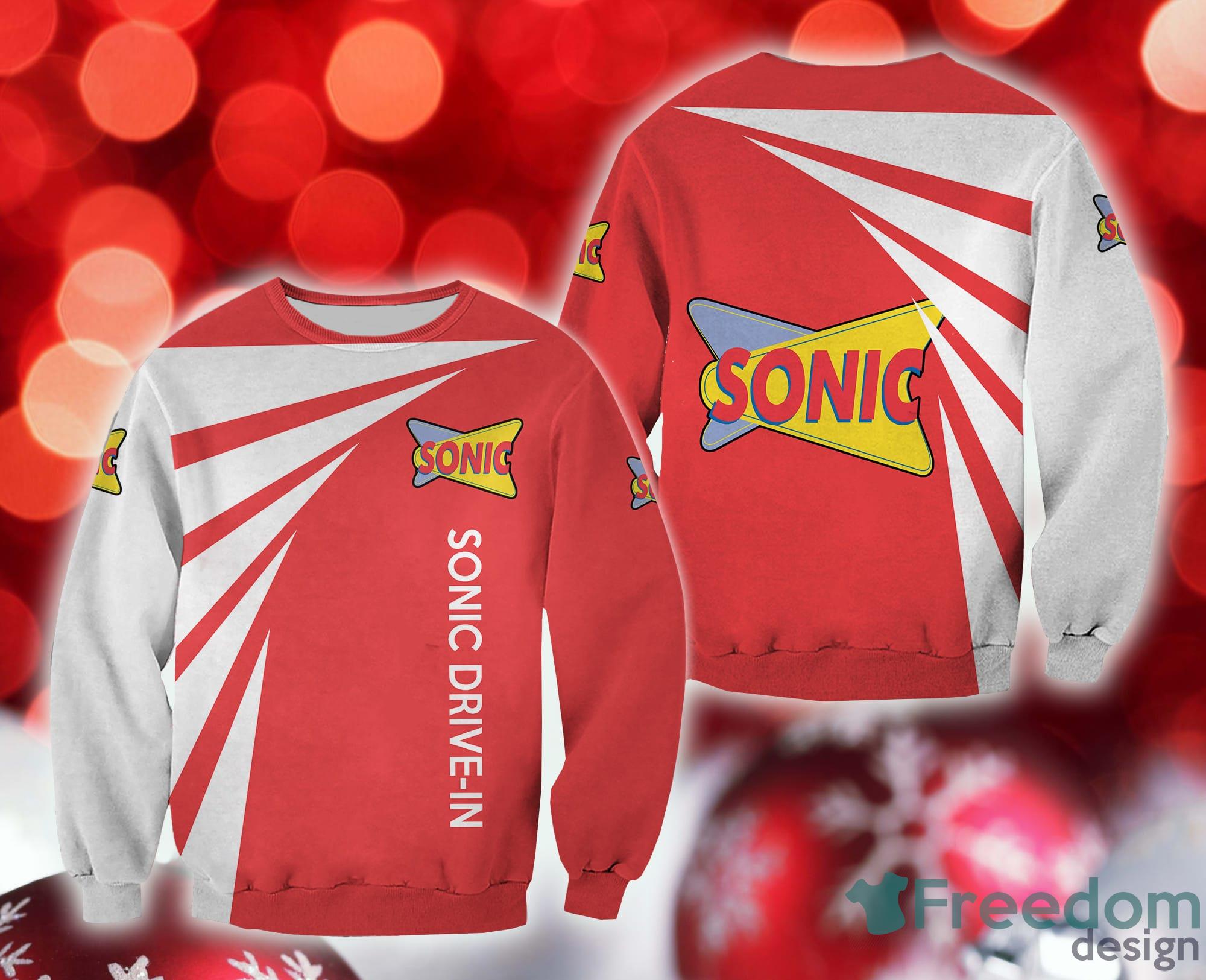 sonic drive in Caroling Christmas 3D Sweatshirt AOP Gift For Men And Women - sonic drive in Caroling Christmas 3D Sweatshirt AOP Gift For Men And Women