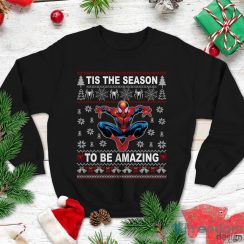 Spiderman Sweatshirt Spiderman T Shirt Tis The Season To Be Amazing Shirt Christmas Xmas Gifts