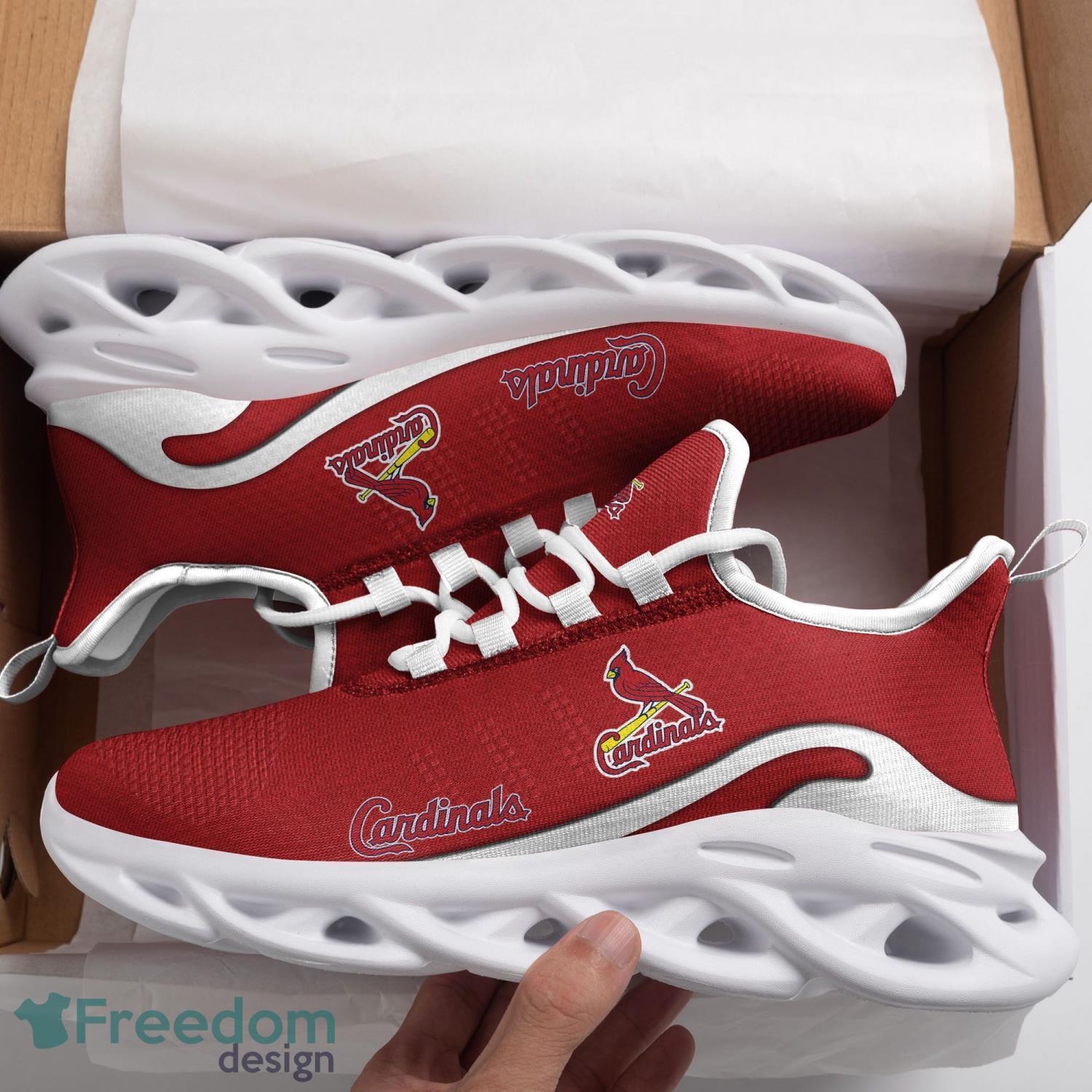 St. Louis Cardinals MLB Men And Women Clunky Shoes Max Soul Sneakers For  Fans