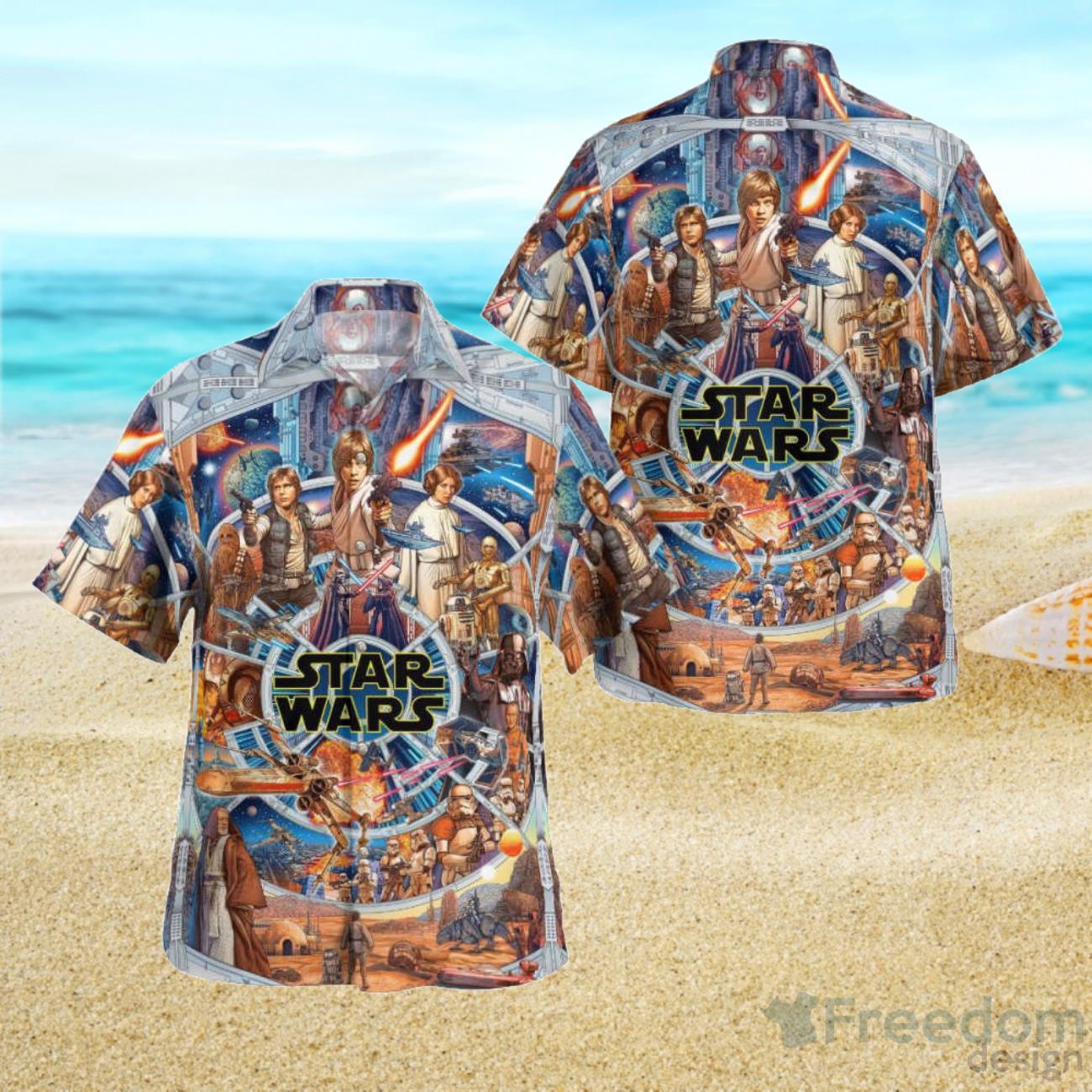 Star Wars Darth Vader Stormtrooper Hawaiian Shirt Summer Gift For Men And  Women - Freedomdesign