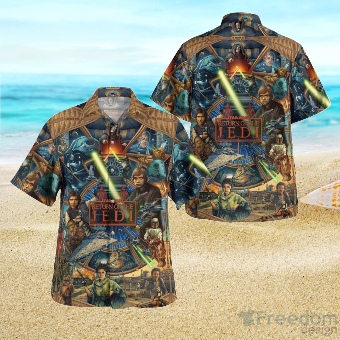 Star Wars Pattern Colorful Hawaiian Shirt Men Kids Dad Gifts - Best Seller  Shirts Design In Usa