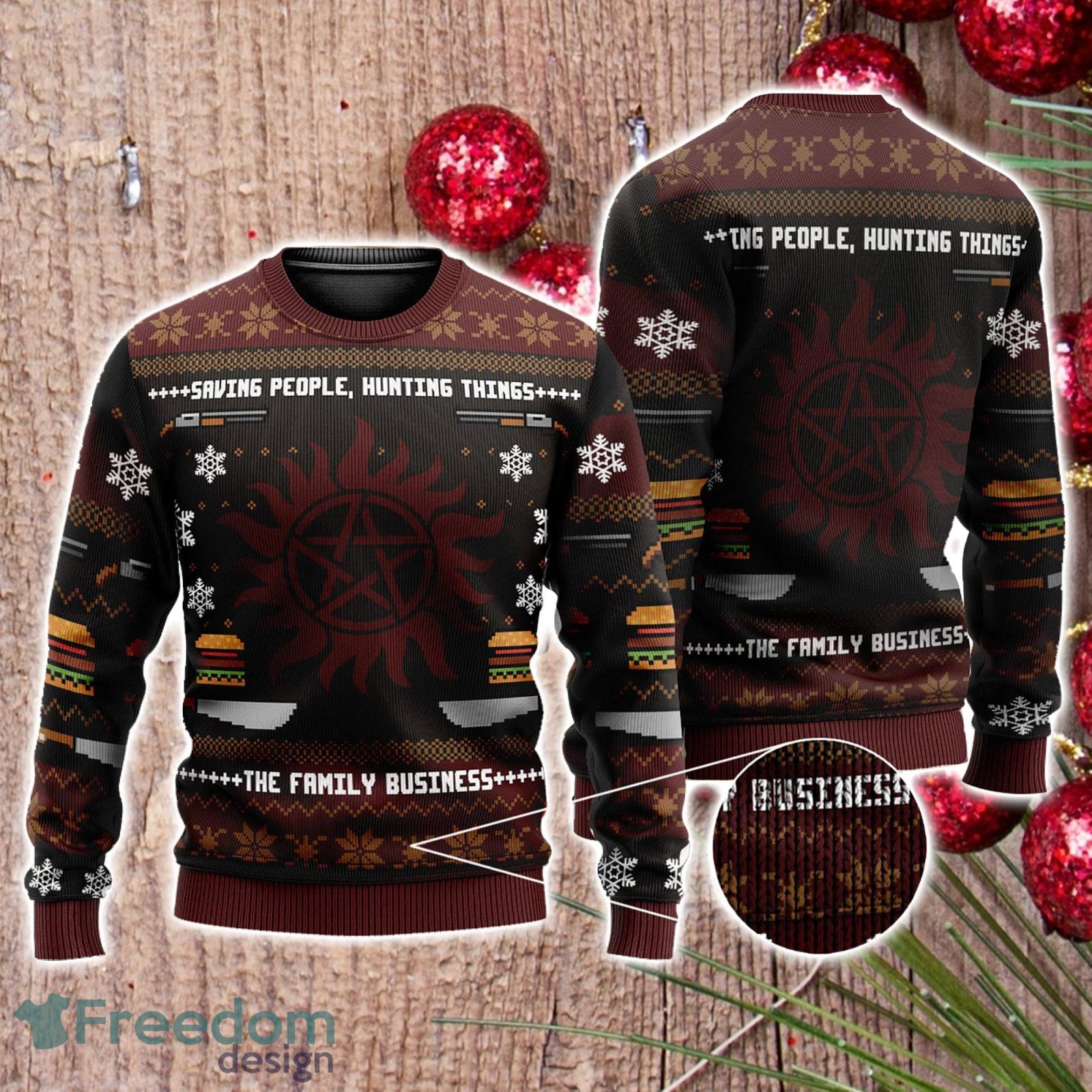 Supernatural 3D All Over Printed Christmas Ugly Sweater Men And Women Gift Product Photo 1