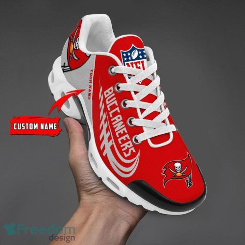 Tampa Bay Buccaneers Custom Name Air Cushion Sport Shoes For Fans Product Photo 1