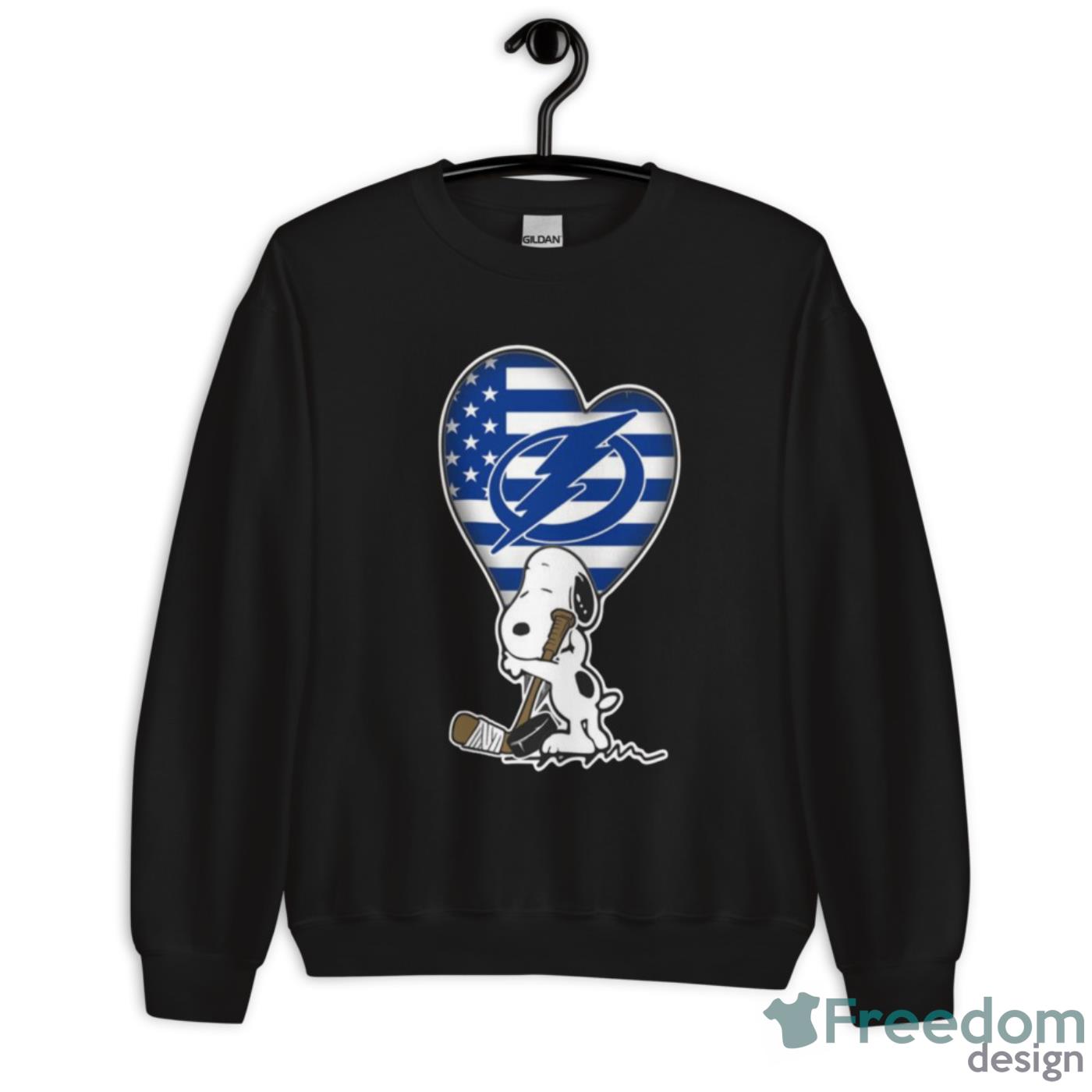 Tampa Bay Lightning NHL Hockey The Peanuts Movie Adorable Snoopy T Shirt - Unisex Crewneck Sweatshirt Tampa Bay Lightning NHL Hockey The Peanuts Movie Adorable Snoopy T Shirt - Unisex Crewneck Sweatshirt
