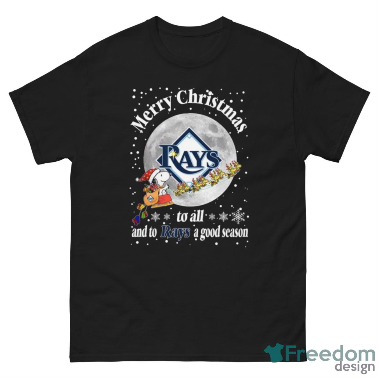 Tampa Bay Rays Merry Christmas To All And To Rays A Good Season MLB Baseball Sports T Shirt - G500 Men’s Classic Tee