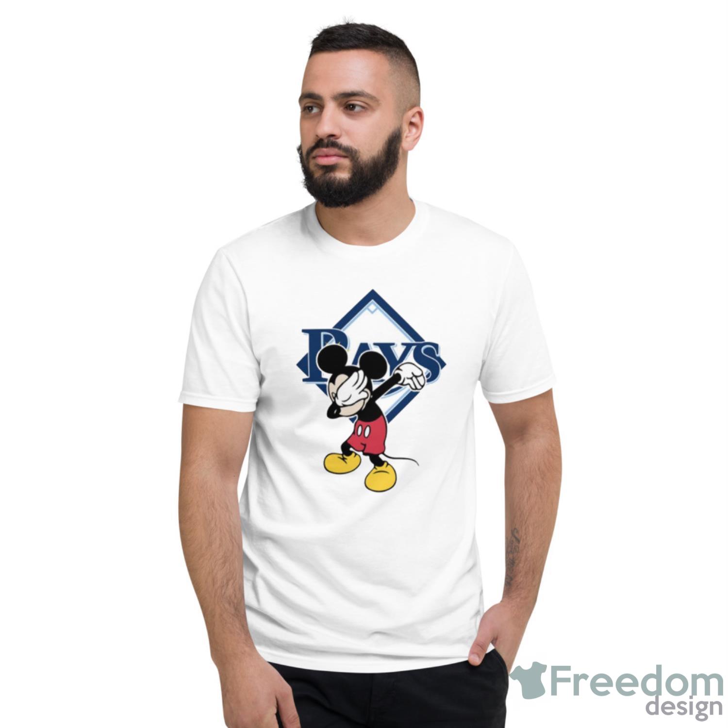 Tampa Bay Rays MLB Baseball Dabbing Mickey Disney Sports T Shirt - Short Sleeve T-Shirt