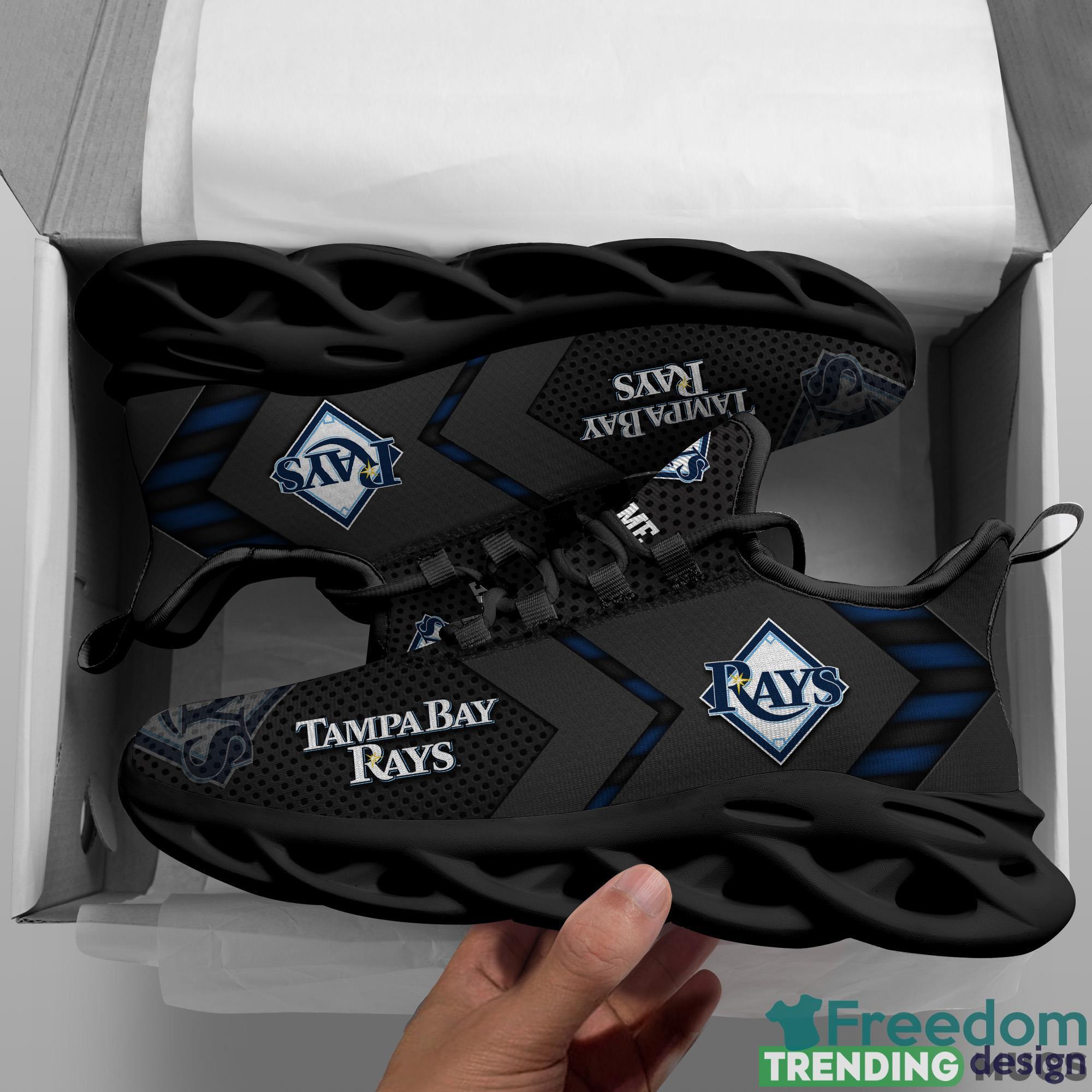 Tampa Bay Rays MLB Black Color Max Soul Shoes