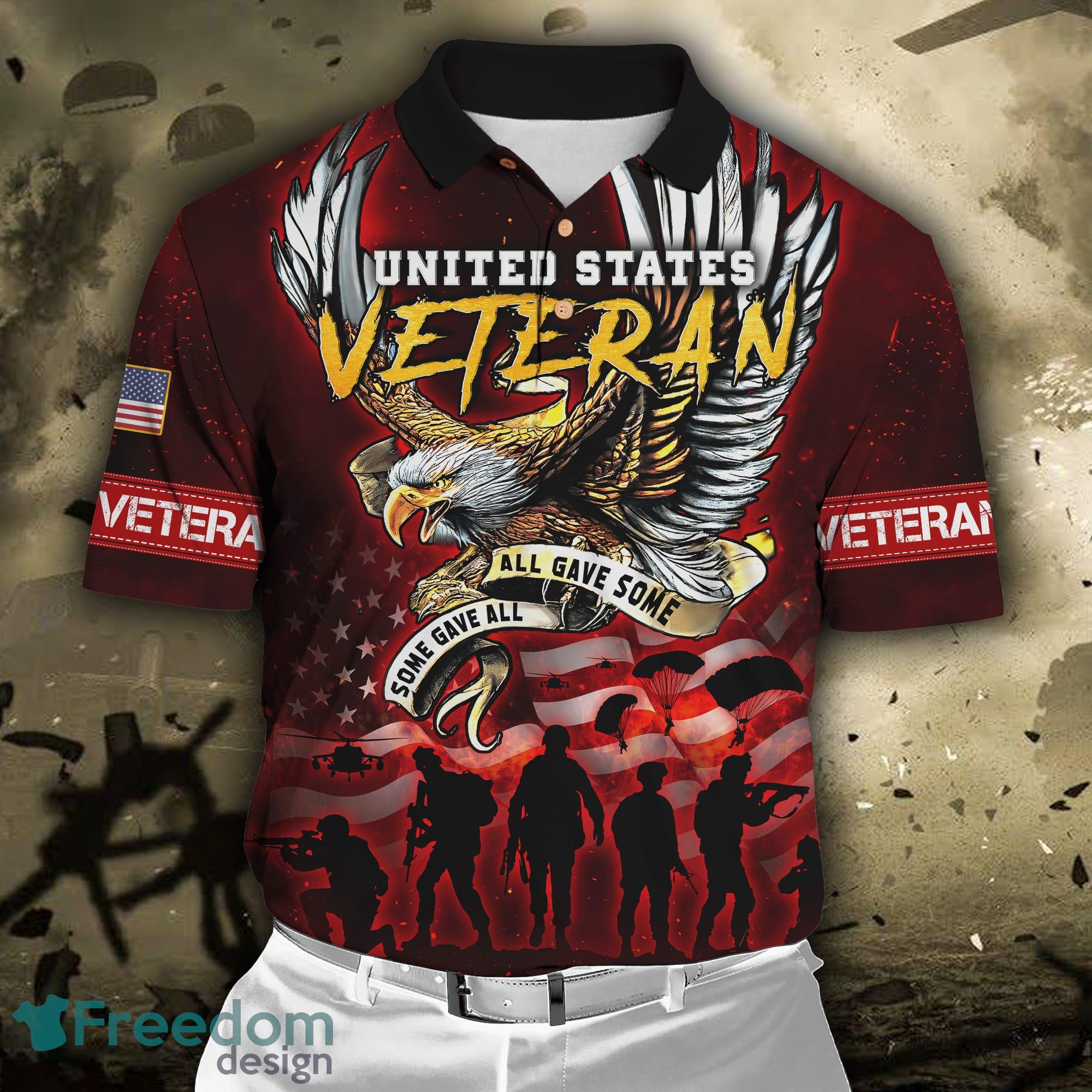 teams-red-eagle-us-veteran-3d-polo-shirt-2.jpg Teams Red Eagle US Veteran 3D Polo Shirt - Eagle US Veteran 3D All Over Printed Unisex Shirts_2