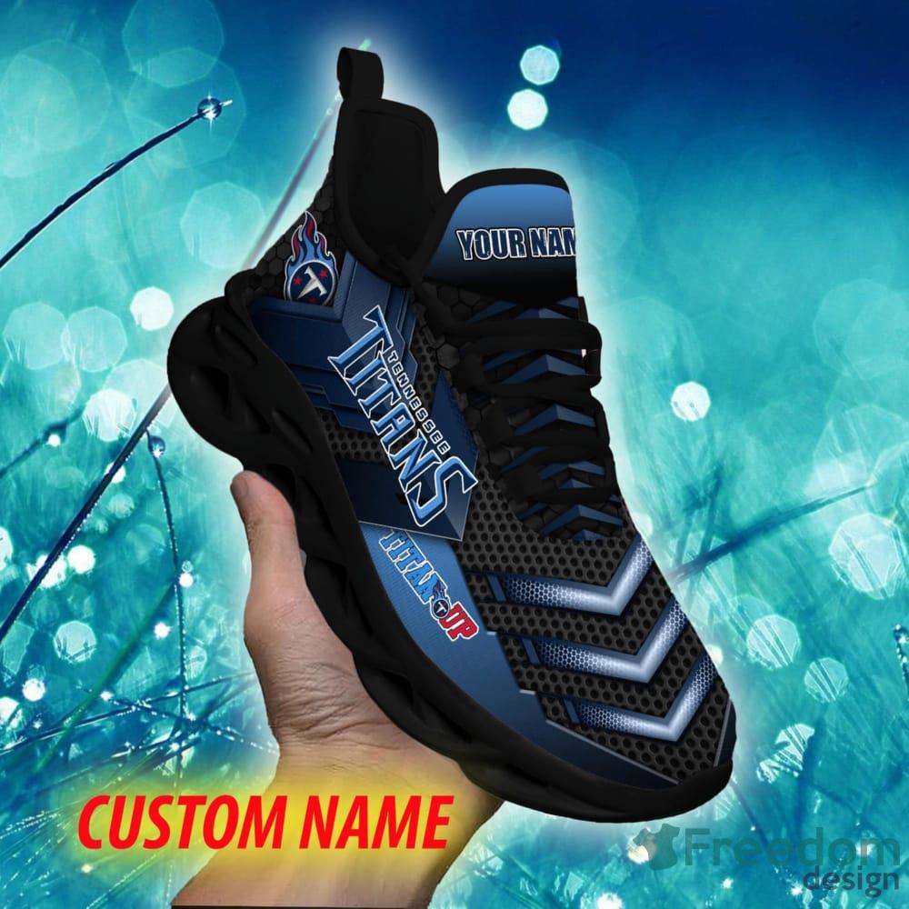 Personalized Name Tennessee Titans NFL Chunky Sneakers Fans Max