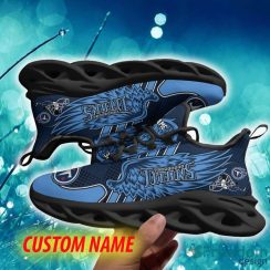 Tennessee Titans Performance Custom Name Chunky Sneaker AOP Gift Fans Max Soul Shoes - Tennessee Titans Max Soul Sneaker NFL photo 2