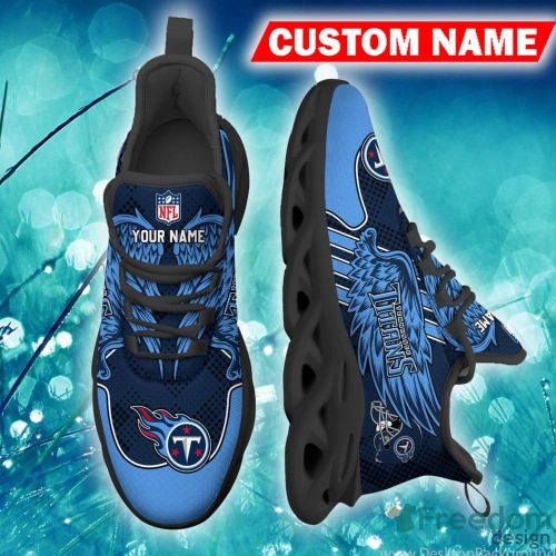 Tennessee Titans Performance Custom Name Chunky Sneaker AOP Gift Fans Max Soul Shoes - Tennessee Titans Max Soul Sneaker NFL photo 3