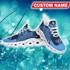 Tennessee Titans Performance Custom Name Chunky Sneaker AOP Gift Fans Max Soul Shoes - Tennessee Titans Max Soul Sneaker NFL photo 4