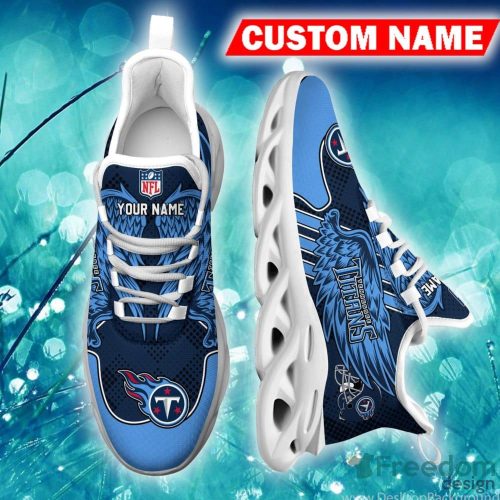 Tennessee Titans Performance Custom Name Chunky Sneaker AOP Gift Fans Max Soul Shoes - Tennessee Titans Max Soul Sneaker NFL photo 6