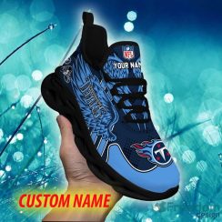 Tennessee Titans Performance Custom Name Chunky Sneaker AOP Gift Fans Max Soul Shoes - Tennessee Titans Max Soul Sneaker NFL photo 7