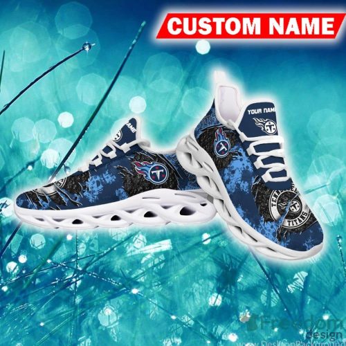 Tennessee Titans Urbanite Custom Name Chunky Sneaker AOP Gift Fans Max Soul Shoes - Tennessee Titans Max Soul Sneaker NFL photo 4