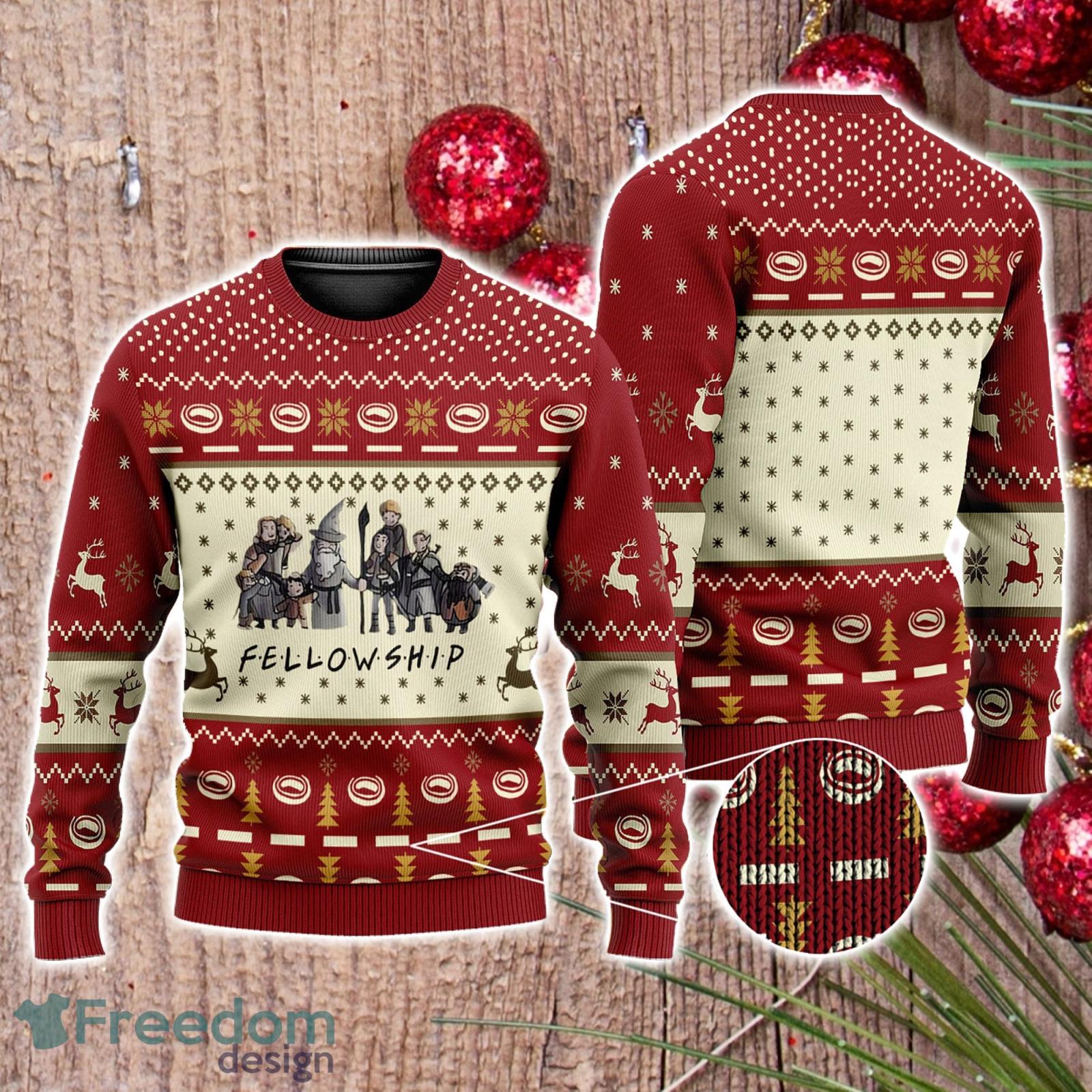 The Fellowship 3D All Over Printed Christmas Ugly Sweater Men And Women Gift Product Photo 1