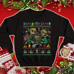 The Legend of Zelda Legend Zelda Xmas Sweatshirt Zelda Christmas Video Game Ugly Christmas Sweatshirt