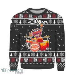 The Muppets Animal Drums Ugly Christmas Sweater