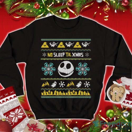 The Nightmare Before Christmas Jack Skellington Christmas Sweatshirt Jack And Sally Christmas Sweater Product Photo 1