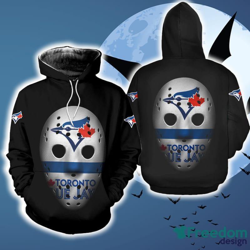 Toronto Blue Jays Mask Gift Fans 3D AOP Hoodie Zip Hoodie Skull Halloween  Black For Mens - Freedomdesign