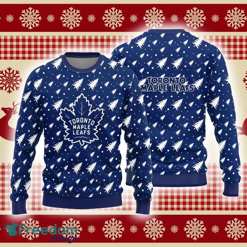 Toronto Maple Leafs Christmas Santa Claus Ugly Christmas Sweater -  Freedomdesign