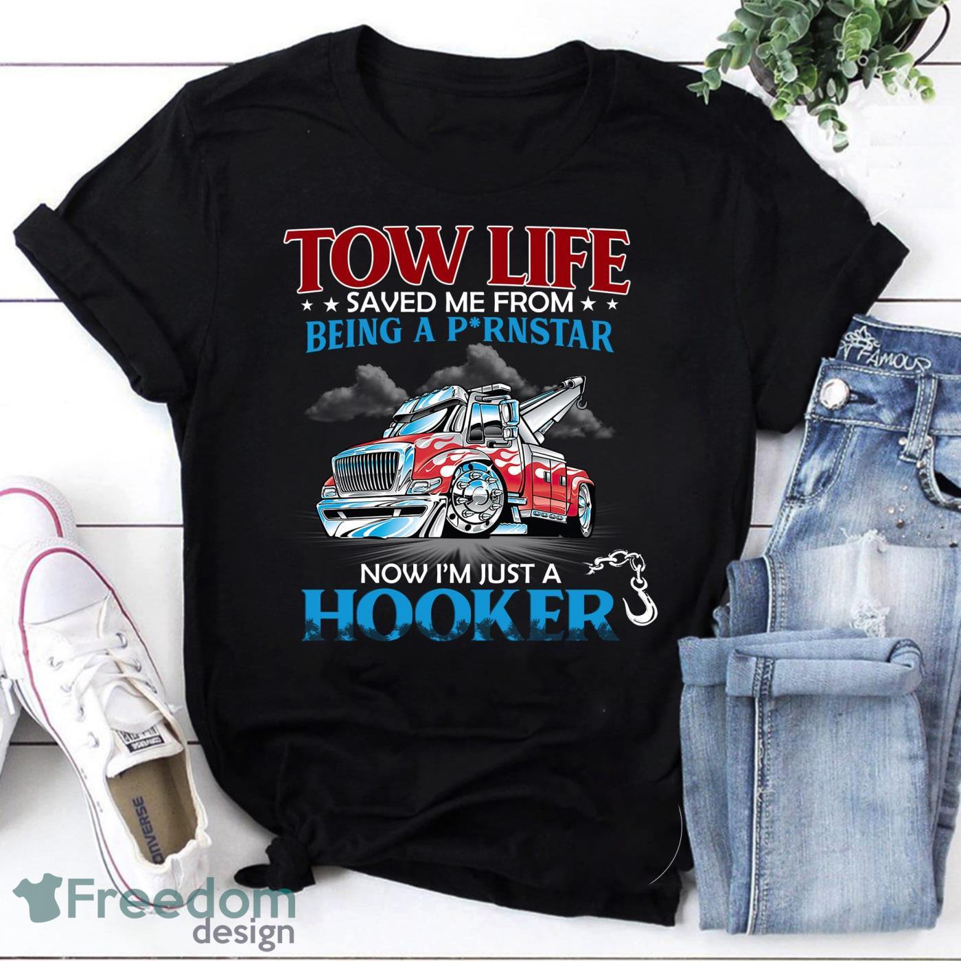 Tow Truck Funny MY293 85O58 Vintage T-Shirt, Tow Truck Shirt, Funny Tow Truck Shirt Product Photo 1