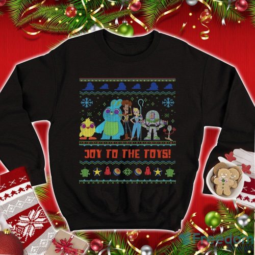 Toy Story Christmas Sweatshirt Joy to the Toys Woody And Lightyear Disneyland Christmas Product Photo 1