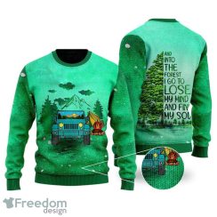 Travelling Green Ugly Christmas Sweater Christmas Gift