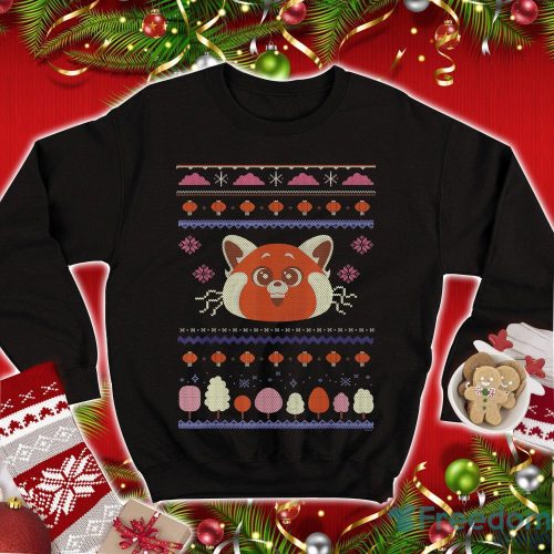 Turning Red Turning Red Christmas Sweatshirt Red Panda Disneyland Sweatshirt Christmas Party Product Photo 1