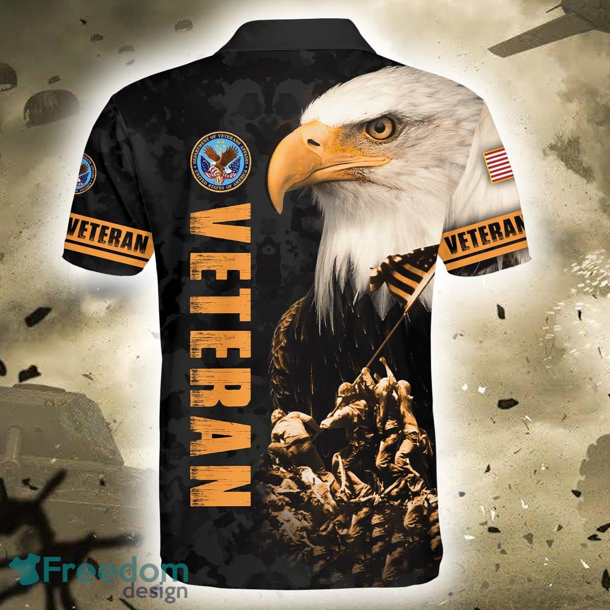 Premium Eagle US Veteran Polo Shirt NPVC060301 - Proudvet365 Store