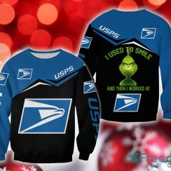 usps Grinch Fun Christmas 3D Sweatshirt AOP Gift For Men And Women
