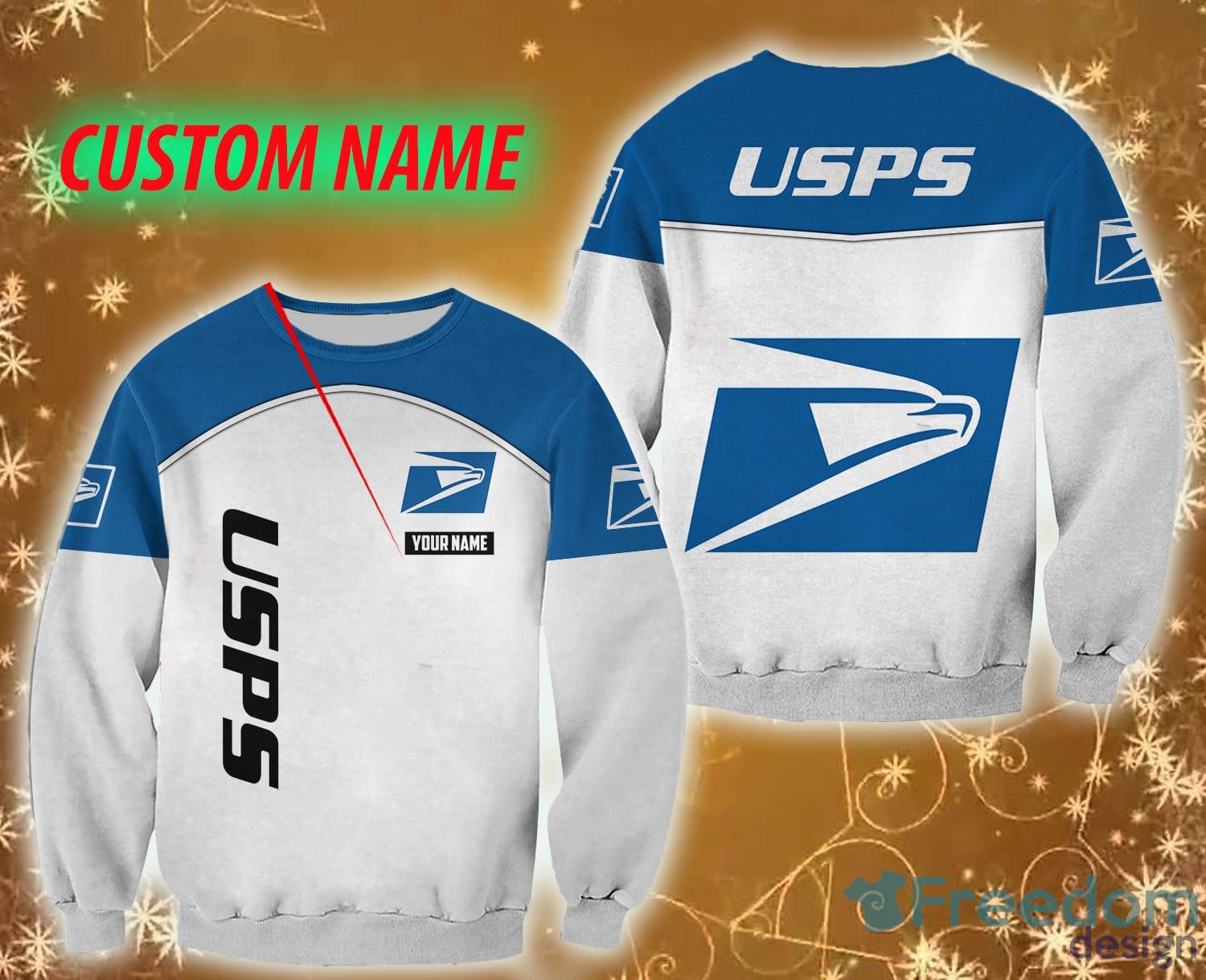 usps Logo Brands Custom Name Cosy 3D Sweatshirt For Men And Women Gift Christmas image usps Logo Brands Custom Name Cosy 3D Sweatshirt For Men And Women Gift Christmas - usps Logo Brands Custom Name Cosy 3D Sweatshirt For Men And Women Gift Christmas