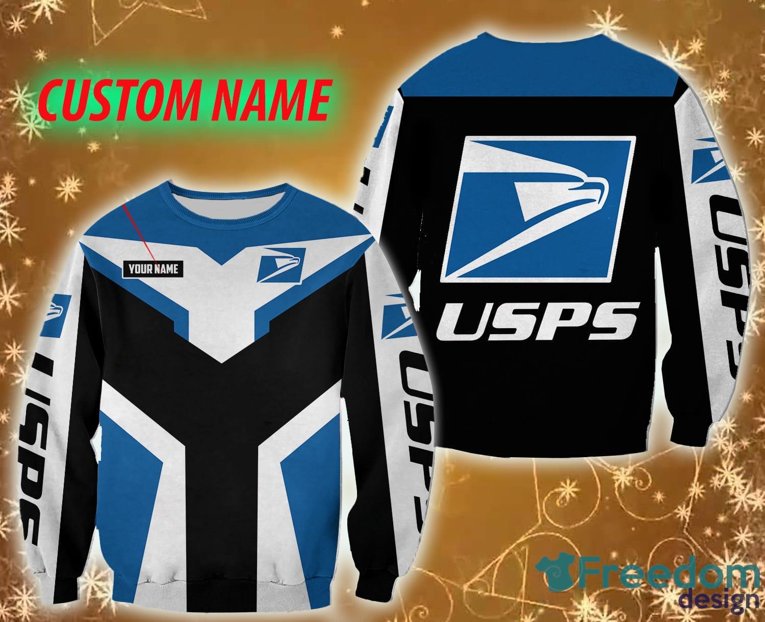 usps Logo Brands Custom Name Snowy 3D Sweatshirt For Men And Women Gift Christmas image usps Logo Brands Custom Name Snowy 3D Sweatshirt For Men And Women Gift Christmas - usps Logo Brands Custom Name Snowy 3D Sweatshirt For Men And Women Gift Christmas