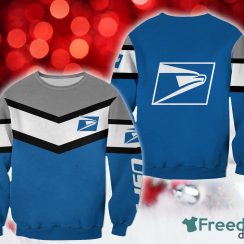 usps Reindeer Christmas 3D Sweatshirt AOP Gift For Men And Women