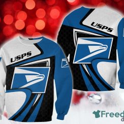 usps Wreath Christmas 3D Sweatshirt AOP Gift For Men And Women